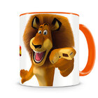 Caneca Madagascar Alex Laranja