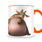 Caneca Madagascar Gloria E Melman Orange