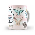 Caneca Madrinha De Consagração - Interior E Alça Branca