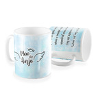 Caneca Mae De Anjo Aquarela Foi Amor