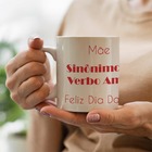 Caneca Mae Sinonimo Do Verbo Amar
