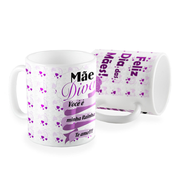 Caneca Maezona Diva Feliz Dia Das Maes