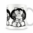 Caneca Mafalda P&b