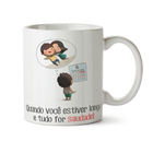 Caneca Mágica Abraço A Distância Dia Dos Namorados Interior E