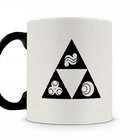 Caneca Mágica Legend Of Zelda Triforce