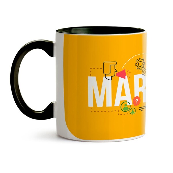 Caneca Marketing - Interior E Alça Preta