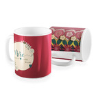 Caneca Mãe Te Amo Love Coração