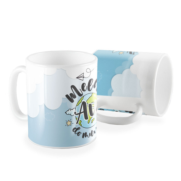 Caneca Melhor Avó Do Mundo Nuvens