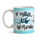 Caneca Melhor Tio Do Mundo - Interior E Alça Branca
