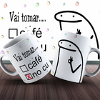 Caneca Meme Flork Internet Tomar No C Café Xícara Envio Hora