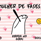 Caneca Meme Flork Mulher De Fases 325ml Cerâmina Qualidade