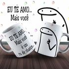 Caneca Meme Flork Piada Internet Viralização Eu Te Amo 325ml