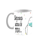 Caneca Meme Flork Piada Segurança Máscara Pandemia 325ml