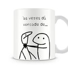 Caneca Meme Flork Te Amo Mas...