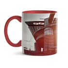 Caneca Milan San Siro - Interior E Alça Vermelho