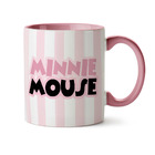 Caneca Minnie Vestido Rosa Bebe Interior E Alça Rosa