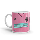 Caneca Namorado Flamengo Rosa