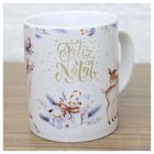 Caneca Natalina Feliz Natal 350ml Cerâmica
