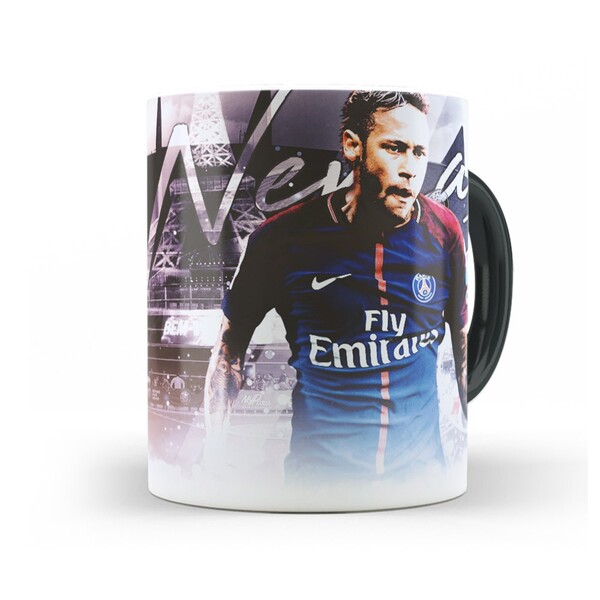 Caneca Neymar - Interior E Alça Preta