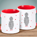 Caneca Nomes De Mãe