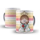 Caneca Nossa Senhora De Nazaré Cerâmica 325ml Aa