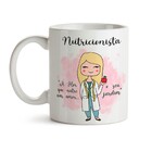 Caneca Nutricionista Branca Cabelo:loiro Liso