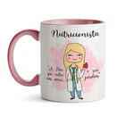 Caneca Nutricionista Rosa Cabelo:loiro Liso