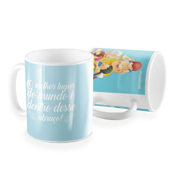 Caneca O Melhor Lugar Do Mundo É Dentro Desse Abraço