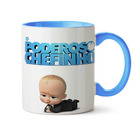 Caneca O Poderoso Chefinho Deitado - Interior E Alça Azul Cla