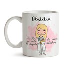 Caneca Obstetra Branca Cabelo:loiro Liso