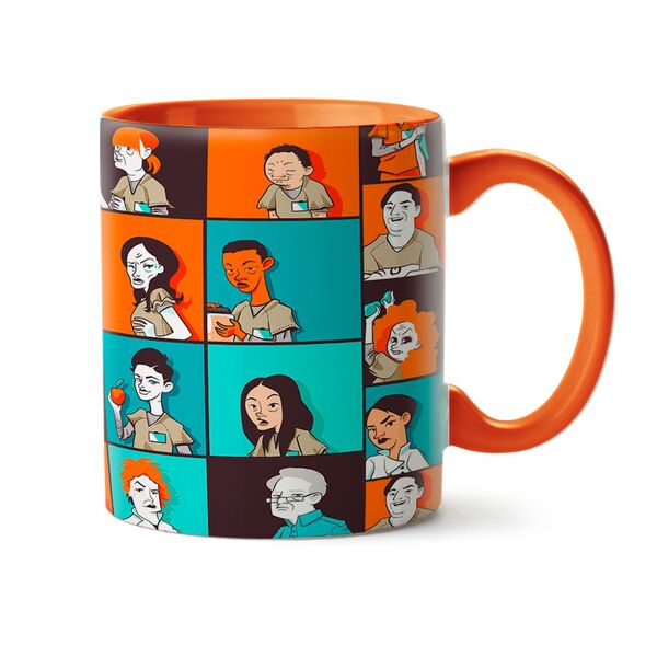 Caneca Orange Is The New Black Personagens