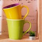 Caneca Oxford Tulipa Amarelo E Roxo 330ml A637-0267
