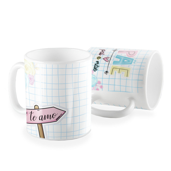 Caneca Pae Pai E Mae Te Amo