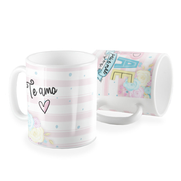Caneca Pae Te Amo Pae Pai E Mae