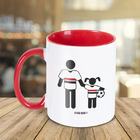 Caneca Pai Tricolor - Feminina