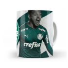 Caneca Palmeiras Gabriel Menino Interior E Alça Branca