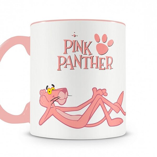 Caneca Pantera Cor De Rosa Color