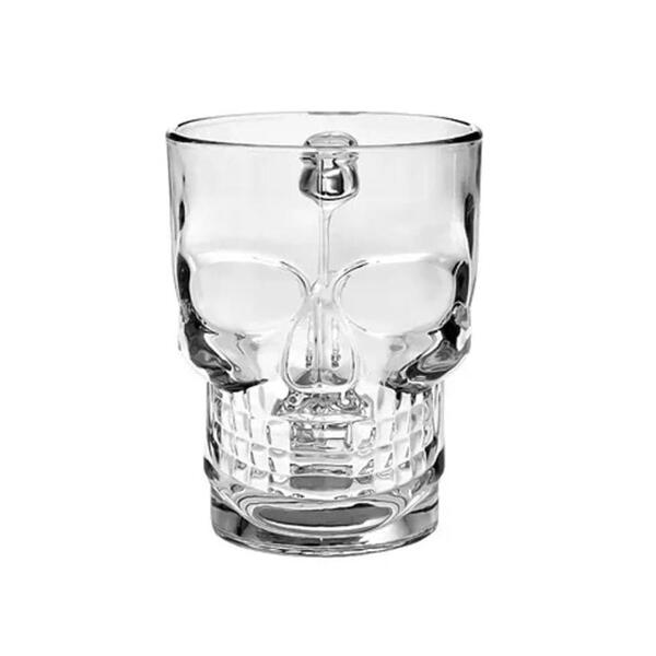 Caneca Para Choop Caveira Vidro 500ml Vda12005 - Wincy