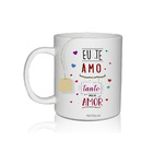 Caneca Personalizada Acrílico Te Amo - Para Dia Dos Namorados