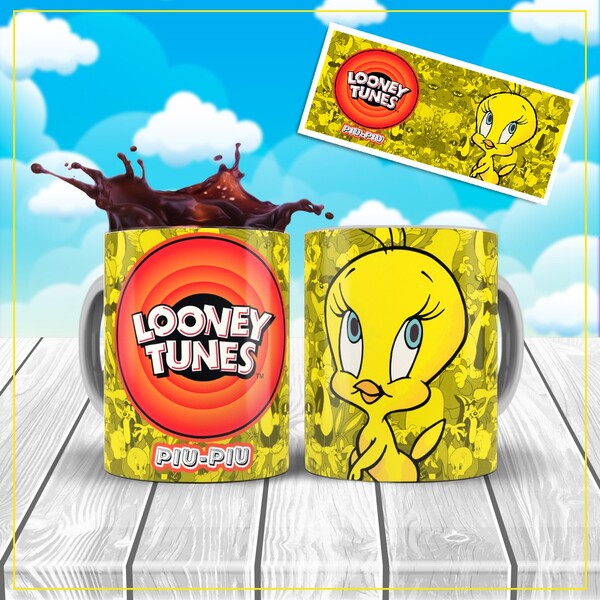 Caneca Personalizada Lonney Tunes Personagem: Piu-piu