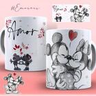 Caneca Personalizada Mickey Minnie - Amor