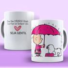 Caneca Personalizada Snoppy - Seja Gentil