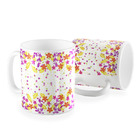 Caneca Poá Floral