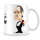 Caneca Poderoso Chefão Vito Corleone Caricatura