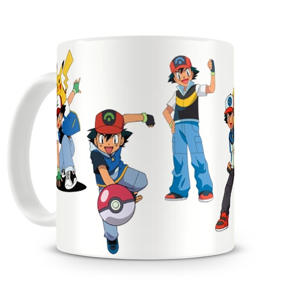 Caneca Pokémon Ash Ketchum Ii