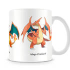 Caneca Pokémon Evolução Charizard