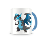 Caneca Pokémon Mega Charizard Color Blue