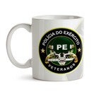 Caneca Polícia Do Exército Veteranos Interior E Alça Branca