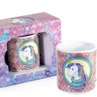 Caneca Porcelana 300ml Unicórnio Siga Seus Sonhos Artebel