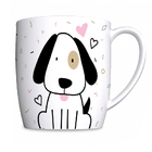 Caneca Porcelana Brasfoot Mae De Dog 300 Ml  Urban Branco